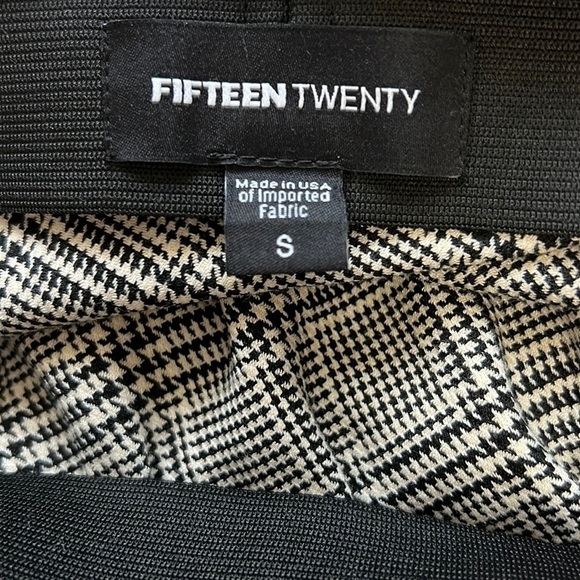 FIFTEENTWENTY Houndstooth Asymmetrical Maxi Skirt - Picture 9 of 11